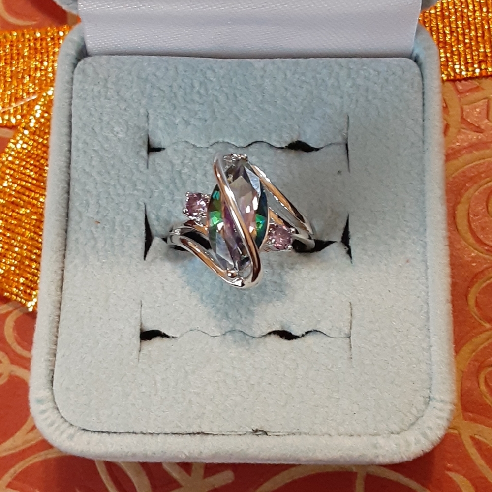 Silver plated ring